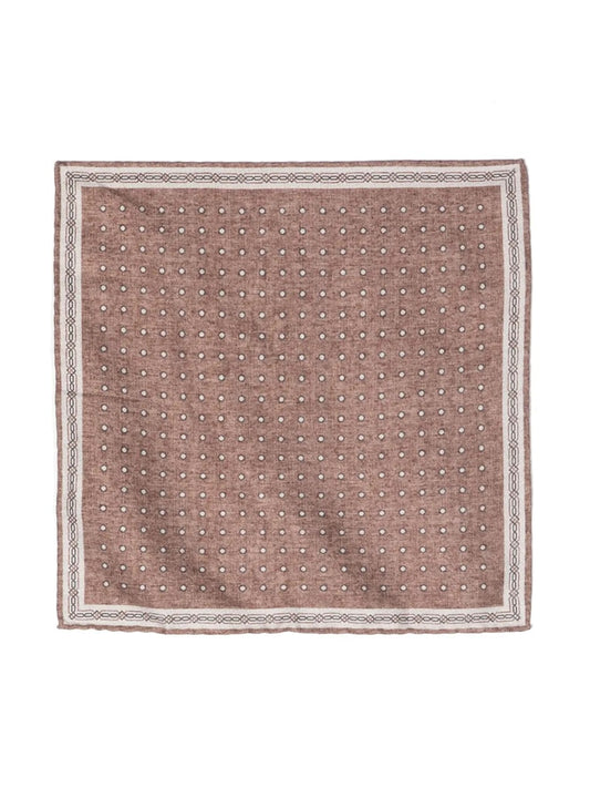 Brunello Cucinelli Multicolor Silk Pocket Square