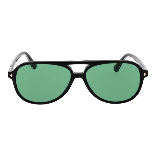 Web Black Acetate Sunglasses