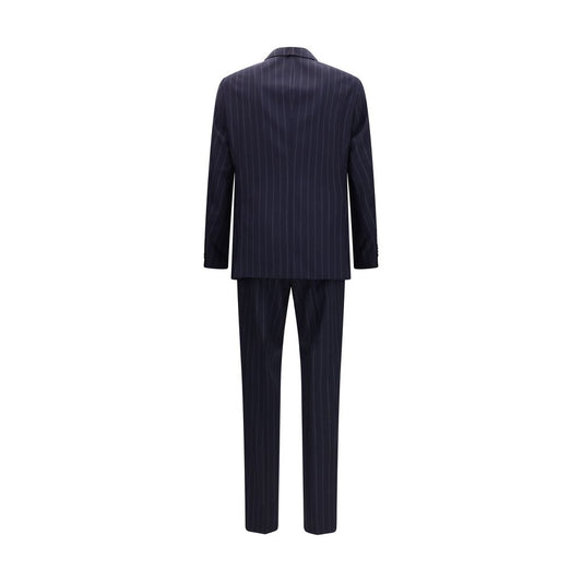Hugo Boss Black Blue Wool Oves Aries Two-Piece Suit