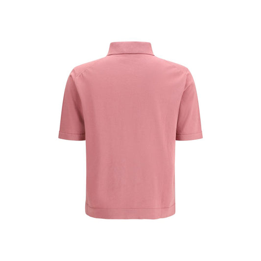 Piacenza Cashmere Multicolor Cotton Polo Shirt