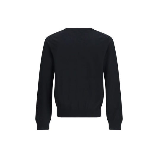 Aragona Cashmere Black Wool Oves Aries Sweatshirt