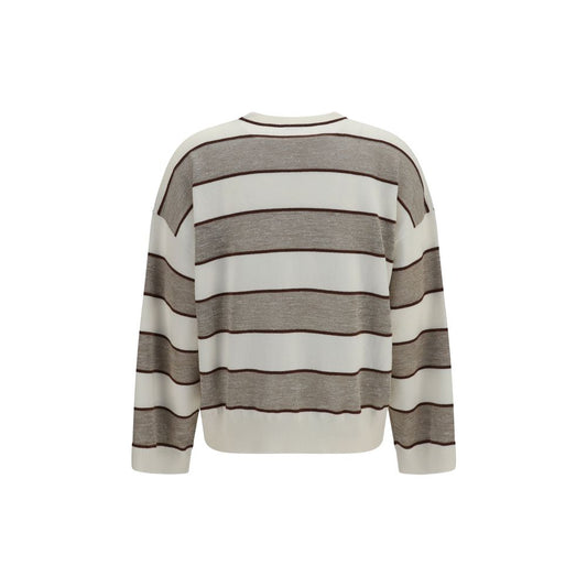Brunello Cucinelli Beige Wool Oves Aries Sweatshirt