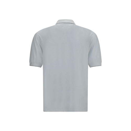 Brunello Cucinelli White Polyamide Polo Shirt