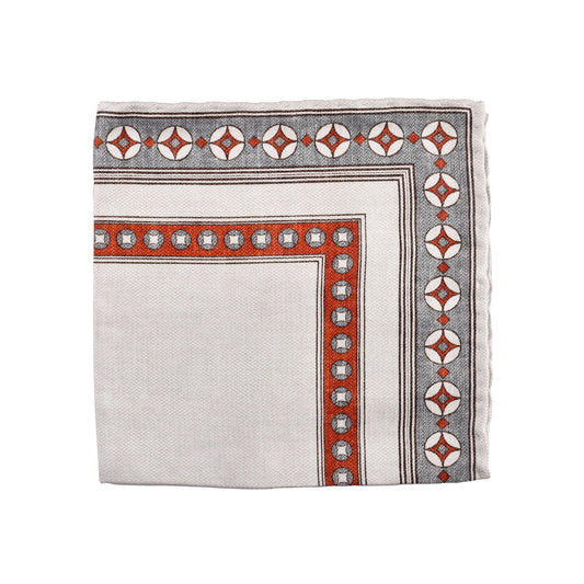 Brunello Cucinelli Bicolor Silk Pocket Square
