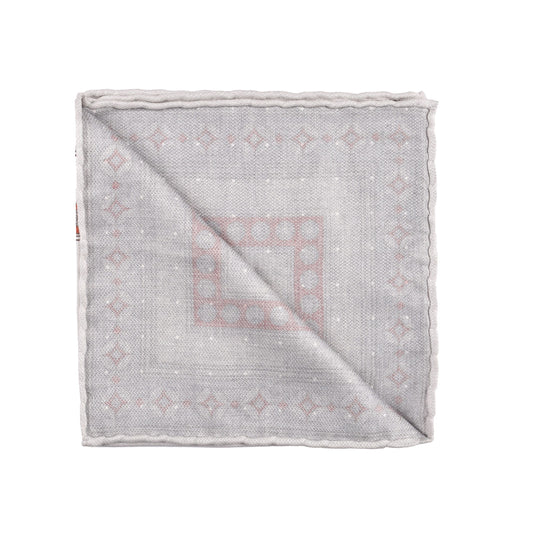 Brunello Cucinelli Bicolor Silk Pocket Square