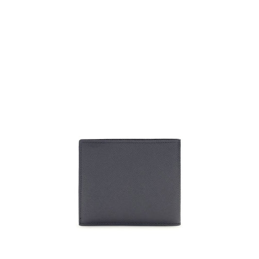 Ferragamo Blue Calf Leather Bos Taurus Wallet