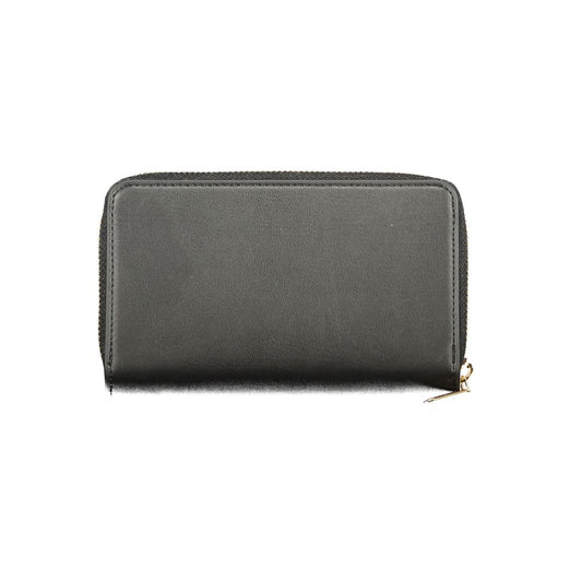 Valentino Black Polyurethane Women's Wallet