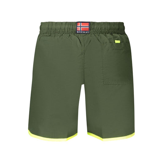 Norway 1963 Green Polyamide Men's Shorts