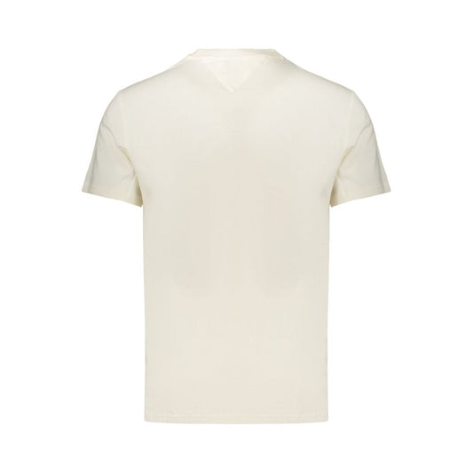 Tommy Hilfiger Bianco Cotton Men's T-Shirt