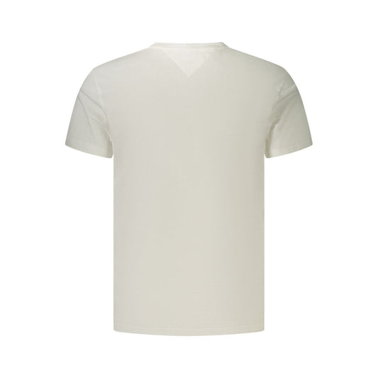 Tommy Hilfiger White Cotton Men's T-Shirt