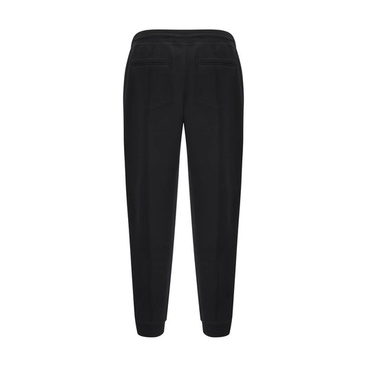 Brunello Cucinelli Black Cotton Joggers (Workout Pants)