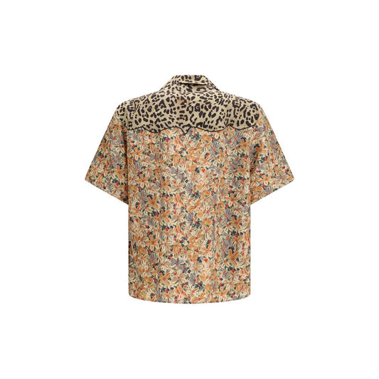 Valentino Multicolor Silk Pattern Shirt