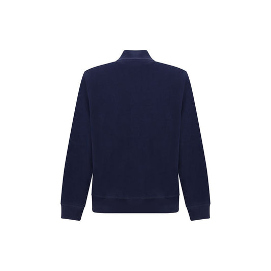 Brunello Cucinelli Blue Cotton Sweatshirt