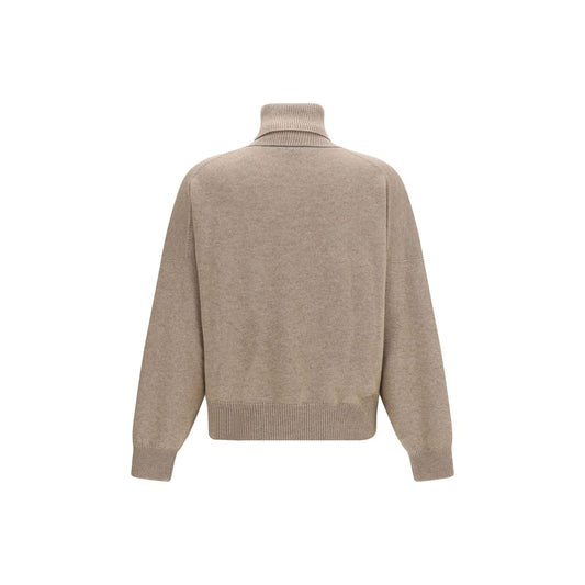Brunello Cucinelli Brown Cashmere Turtleneck