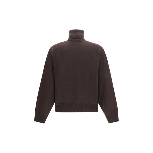 Brunello Cucinelli Brown Cashmere Turtleneck