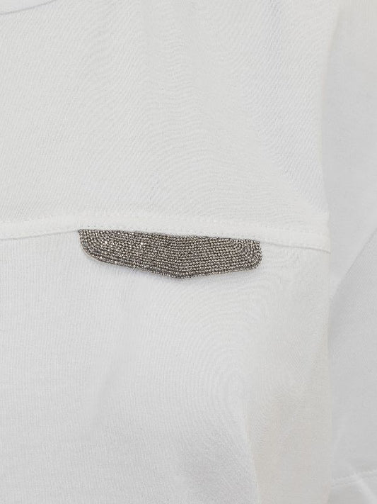 Brunello Cucinelli White Cotton T-Shirt