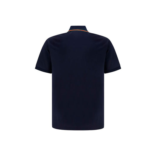 Gucci Blue Cotton Polo Shirt