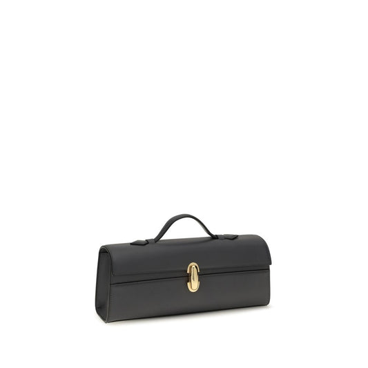 Savette Gray Calf Leather Bos Taurus Shoulder Bag