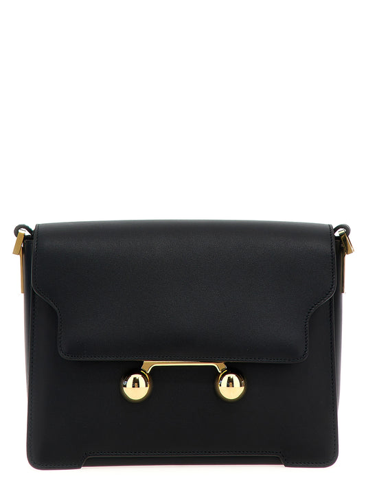 Marni Black Calfskin Shoulder Bag