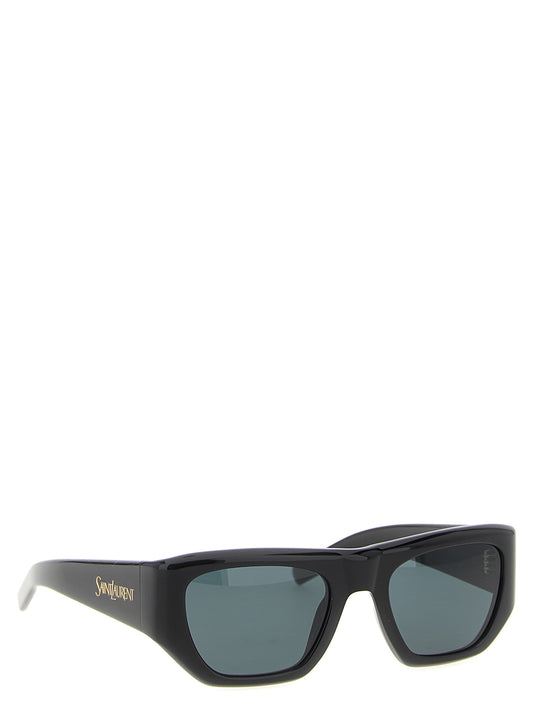 Saint Laurent Black Acetate Sunglasses