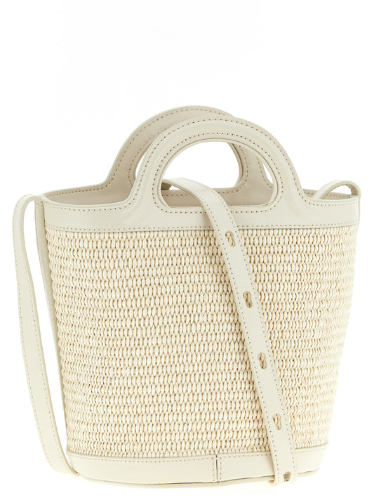 Marni White Cotton Handbag
