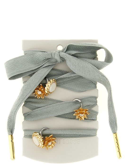 Golden Goose Gray Cotton Broch