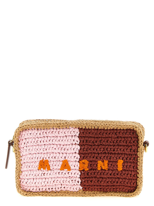 Marni Multicolor Paper Crossbody Bag