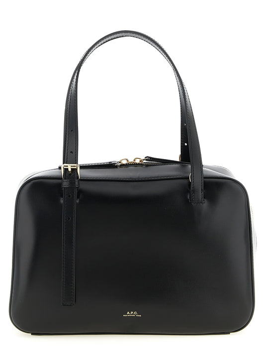A.P.C. Black Cowhide Handbag