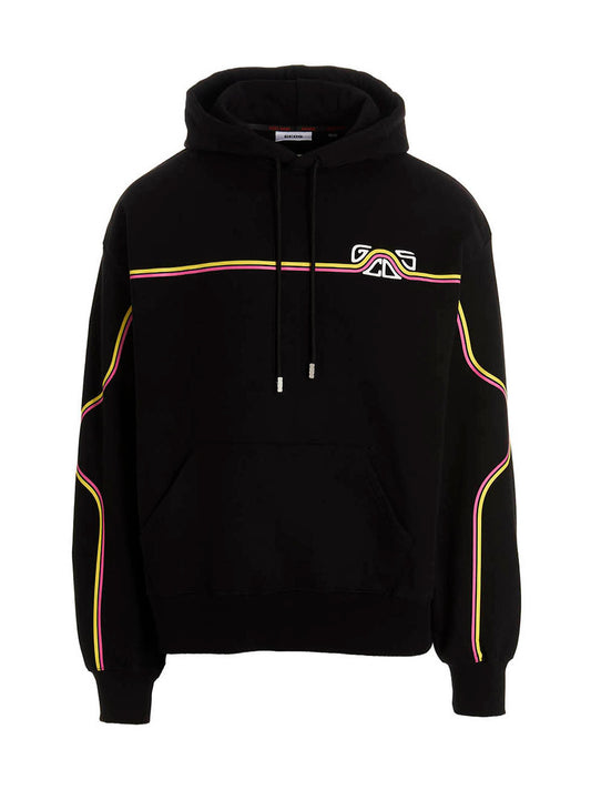 GCDS Black Cotton Sweatshirt