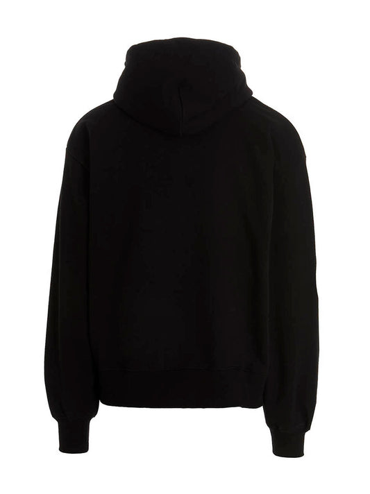 GCDS Black Cotton Sweatshirt