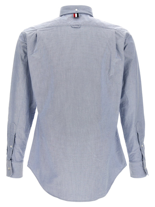 Thom Browne Blue Cotton Blouse