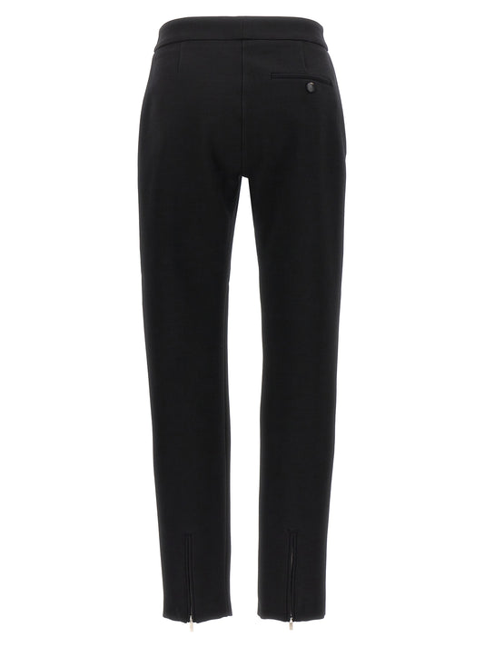 Ferragamo Black Elastane Skinny Pants