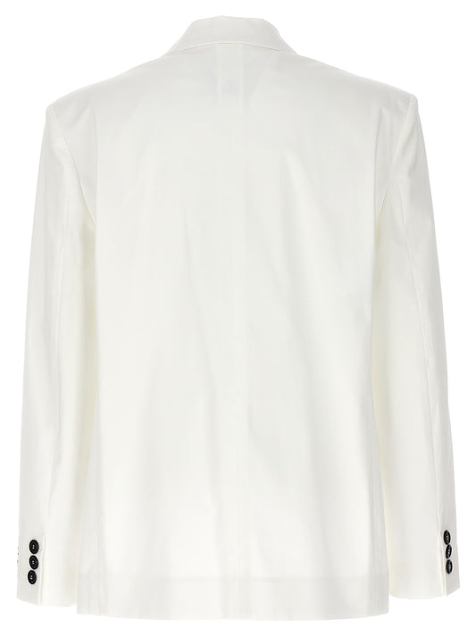 Moschino White Cotton Blazer