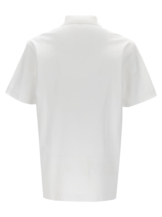 Givenchy White Cotton Polo Shirt
