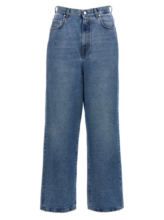 SÉFR Blue Cotton Jeans Denim