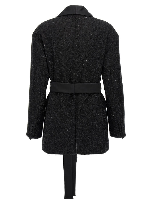 Max Mara Black Viscose Blazer