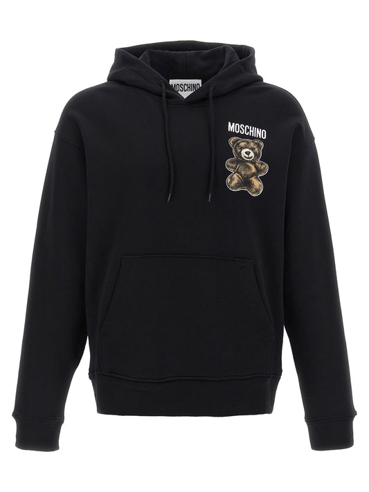 Moschino Black Cotton Sweatshirt