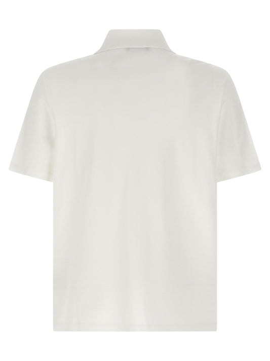 Balmain Bicolor Cotton Polo Shirt
