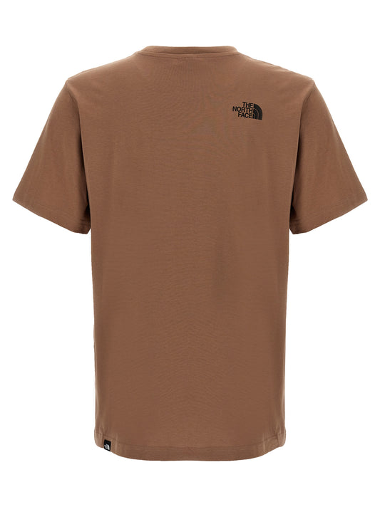 The North Face Brown Cotton T-Shirt