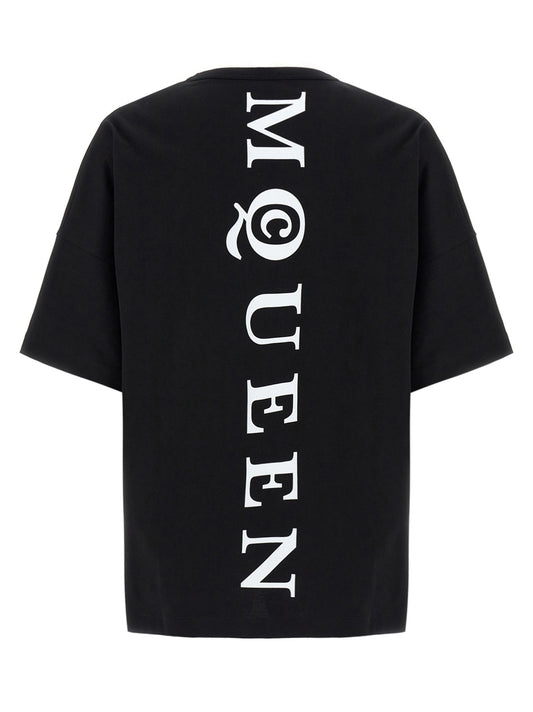 Alexander McQueen Bicolor Cotton T-Shirt