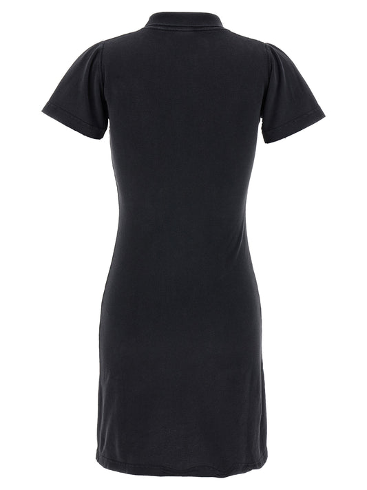 Balenciaga Black Cotton Short Dress