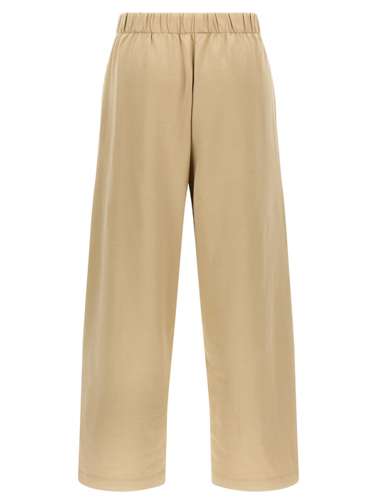 Max Mara Brown Silk Casual Pants