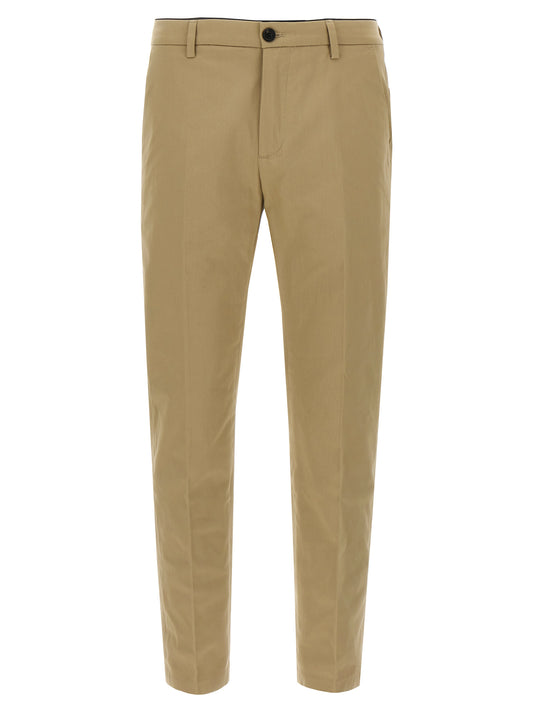 Department 5 Beige Cotton Cropped Pants