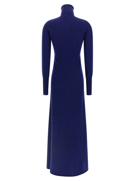Tom Ford Blue Cashmere Long Dress