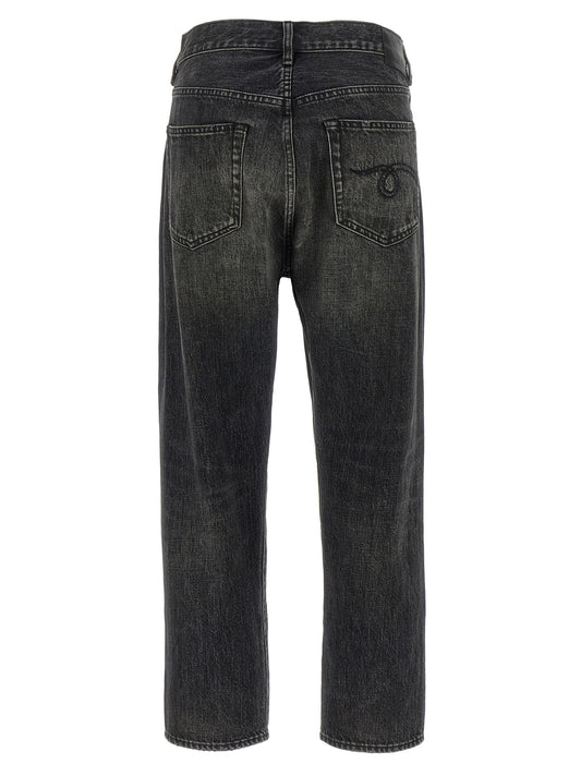 R13 Black Cotton Jeans Denim