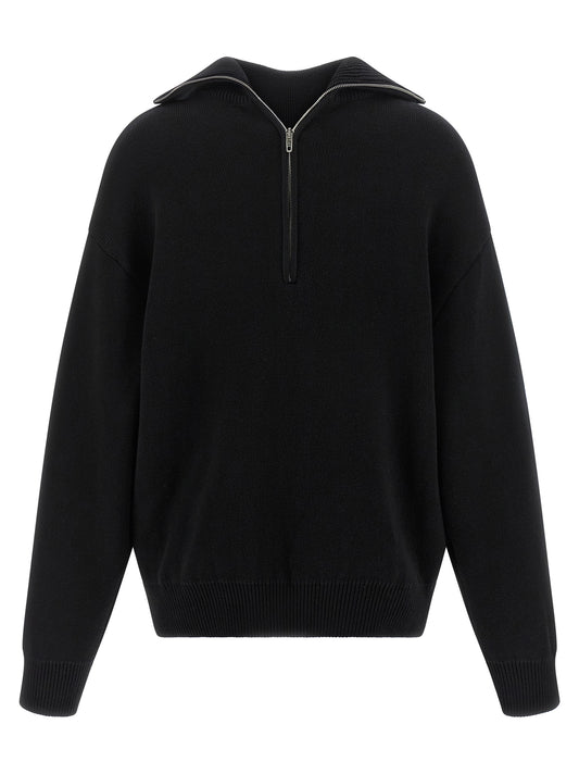 Balenciaga Black Cotton Cardigan