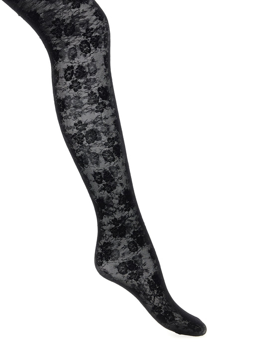 Valentino Garavani Black Polyamide Socks