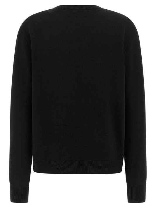 MC2 Saint Barth Black Wool Cardigan