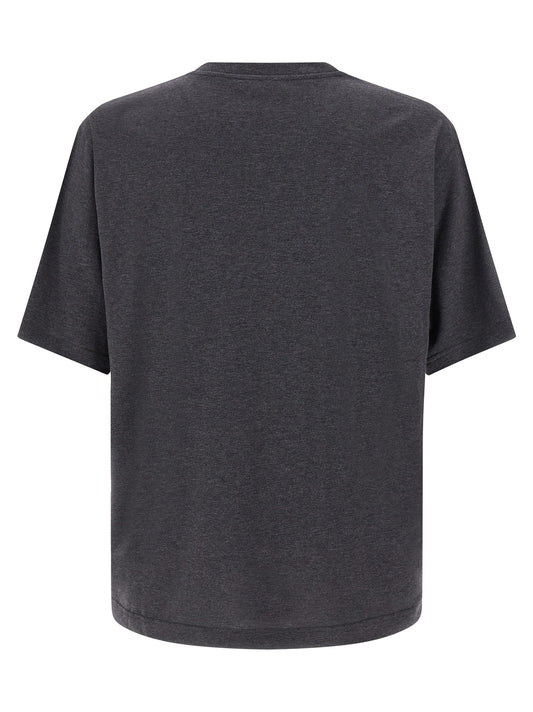 Dolce & Gabbana Gray Cotton T-Shirt