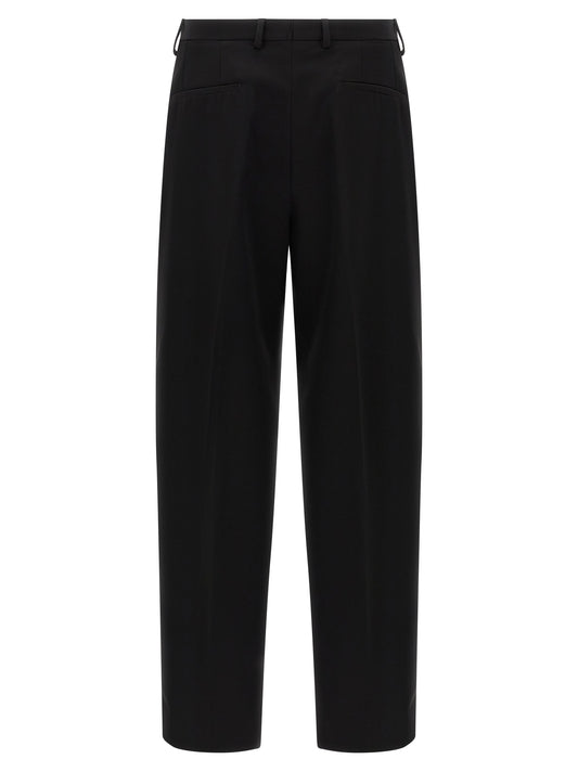 Dolce & Gabbana Black Virgin Wool Dress Pants